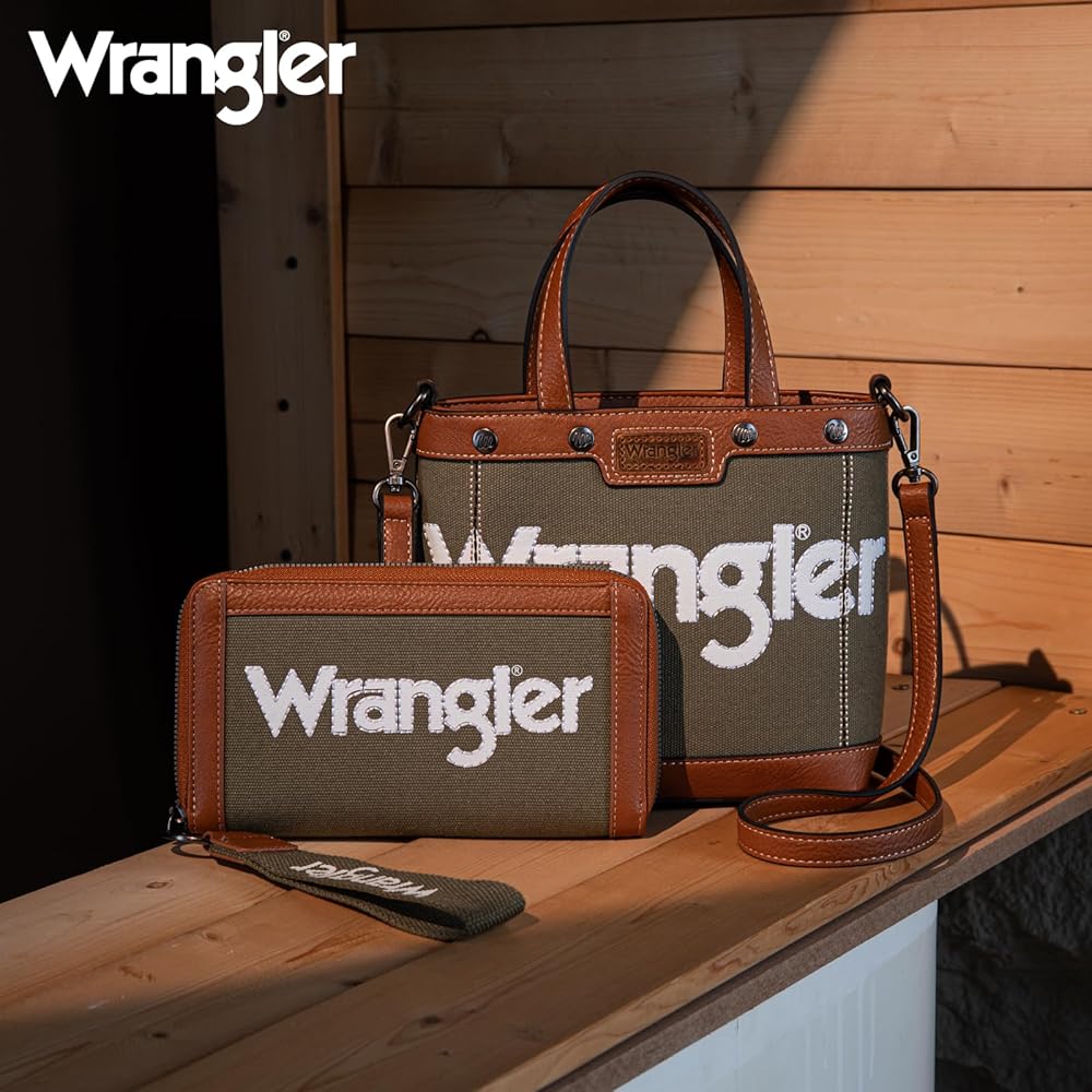 Amazon.com: Wrangler Tote Bag for Women Vintage Top Handle